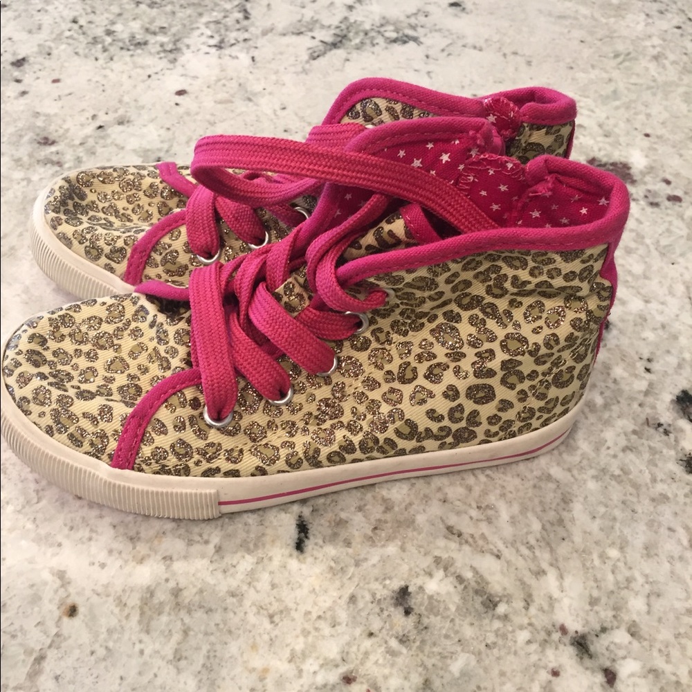 Girls leopard sneakers